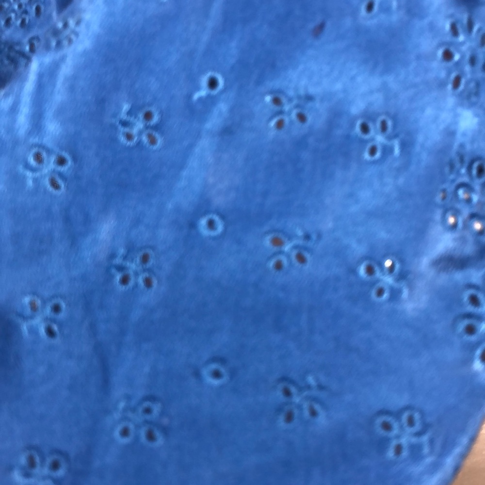 J.Crew 100% linen and silk blue shirt size xs - Picture 4 of 8